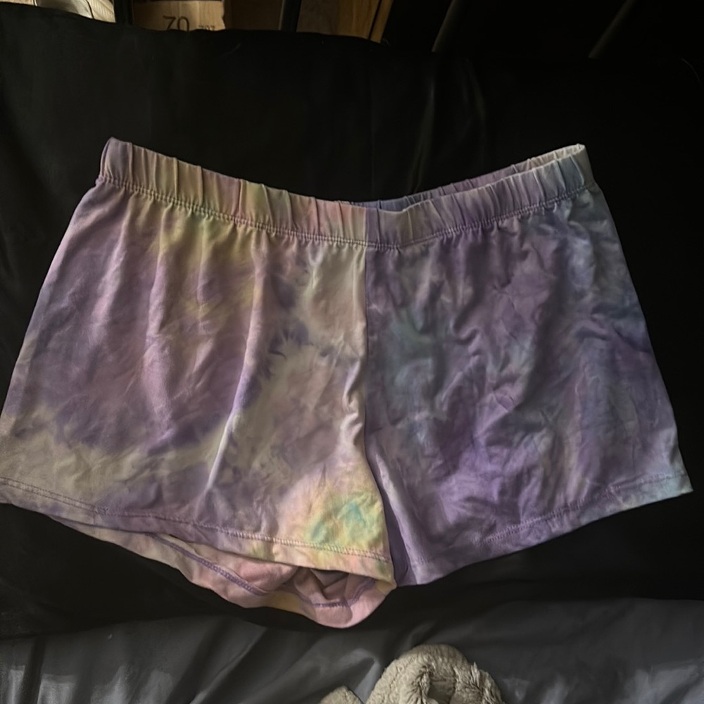 Colorful sleep shorts